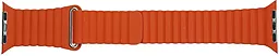 Ремешок ArmorStandart Leather Loop для Apple Watch 42mm/44mm/45mm/49mm Orange (ARM57837)