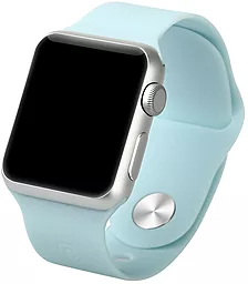 для розумного годинника iWatch Silicon Strap for Apple Watch 42mm Blue - мініатюра 2