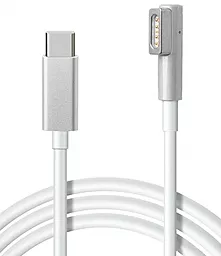 USB Кабель Elements для Apple Type-C to MagSafe 1 L-shaped Port 100W Cable White (EL-C-M)