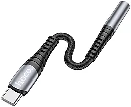 Аудіо-перехідник Hoco LS33 M-F USB Type-C -> 3.5mm Grey - мініатюра 5