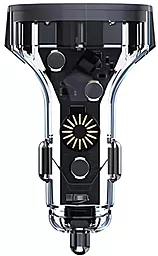 Автомобильное зарядное устройство Proda Azeada SYVI PD-C35 27W 3A 2xUSB-A-1C Black (PD-C35-BK) - миниатюра 4