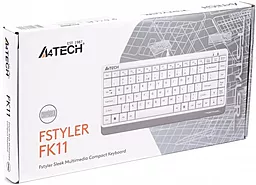 Клавиатура A4Tech FK11 USB White - миниатюра 4