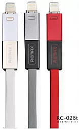 Кабель USB Remax Shadow Magnet 2-in-1 USB Lightning/micro USB Cable Red (RC-026t) - миниатюра 3