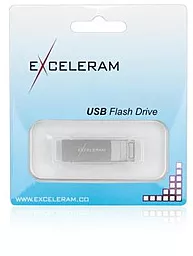 Флешка Exceleram 64GB U2 Series USB 2.0 (EXP2U2U2S64) Silver - миниатюра 5