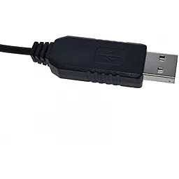Кабель USB ArmorStandart USB-A - DC 5.5x2.1 с преобразователем 5V → 12V 0.8M Black (ARM65663) - миниатюра 2