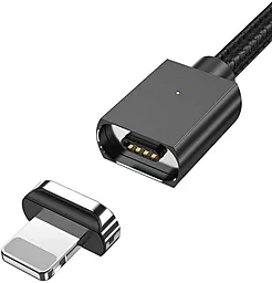 Кабель USB Essager Magic Power Magnetic 15w lightning сable black (EXCCXL-ML01) - миниатюра 2