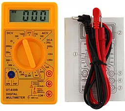 Мультиметр Digital 830B Orange - миниатюра 4