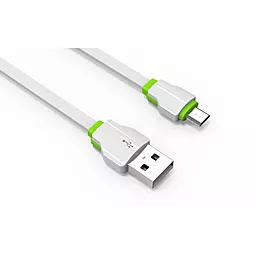 Кабель USB LDNio micro USB Cable White (LS04) - миниатюра 3
