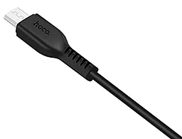 Кабель USB Hoco X20 Flash 2M micro USB Cable Black - миниатюра 3