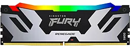 Оперативная память Kingston Fury 32 GB (2x16GB) DDR5 7200 MHz Renegade Silver/Black RGB (KF572C38RSAK2-32) - миниатюра 2