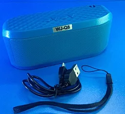 Колонки акустичні U-Bass WJ-Q8 LED Blue - мініатюра 2