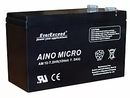Акумуляторна батарея EverExceed 12V 7.2Ah (AM 12-7.2) - мініатюра 3
