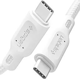 Кабель USB PD Spigen 60w 3a 1.5m USB Type-C - Type-C cable white (000CA25703) - миниатюра 3