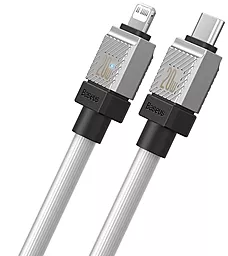 Кабель Baseus USB PD CoolPlay Series 20w 3a USB Type-C - Lightning cable white (CAKW000002) - миниатюра 4