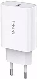 Мережевий зарядний пристрій WIWU Wi-U001 20W PD USB-C White