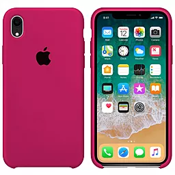 Чехол Silicone Case для Apple iPhone XR Hot Pink