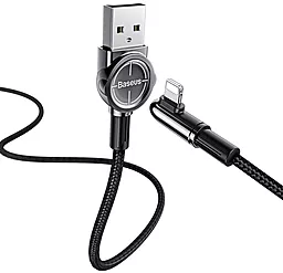 Кабель USB Baseus Exciting Mobile Game Lightning L-Shape Cable Black (CALCJ-A01) - миниатюра 2