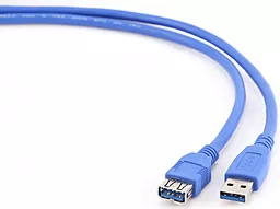 Шлейф (Кабель) Gembird USB 3.0 A(F) - USB 3.0 A(M) 1.8м Blue (CCP-USB3-AMAF-6)