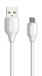 Кабель USB Powermax micro USB Cable White (PWRMXC1MU)