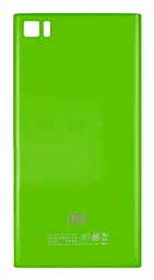 Задняя крышка корпуса Xiaomi Mi3, Original Green