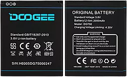 Аккумулятор DOOGEE DG750 Iron Bone / B-DG750 (2000 mAh) 12 мес. гарантии - миниатюра 4