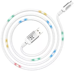 Кабель USB Hoco U63 Spirit micro USB Cable White - миниатюра 3
