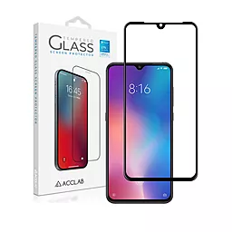 Защитное стекло ACCLAB Full Glue для Xiaomi Mi 9 Черный (1283126509254)