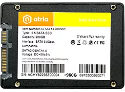 SSD Накопитель ATRIA XT200 960GB 2.5" SATA (ATSATXT200/960)