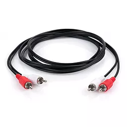 Аудио кабель Vinga 2xRCA M/M Cable 1.8 м black (RCA01-1.8) - миниатюра 2