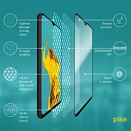 Защитное стекло Piko Full Glue Samsung A505 Galaxy A50 Black (1283126492198) - миниатюра 3