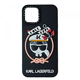 Чехол Karl Lagerfeld для Apple iPhone 12/ 12 Pro Black №6
