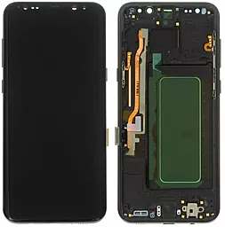 Дисплей Samsung Galaxy S8 Plus G955 с тачскрином и рамкой, (TFT), Black