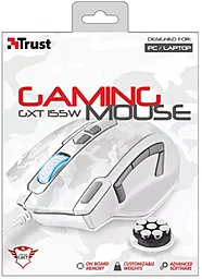 Компьютерная мышка Trust GXT 155W Gaming Mouse - white camouflage (20852) White - миниатюра 4