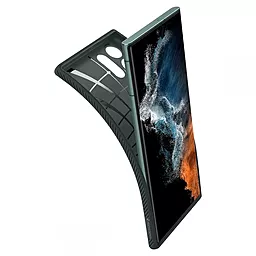 Чехол Spigen Liquid Air для Samsung Galaxy S22 Ultra Matte Black (ACS03915) - миниатюра 4