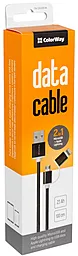 Кабель USB ColorWay 2-in-1 USB to Lightning/micro USB cable black (CW-CBU2001-BK) - миниатюра 4