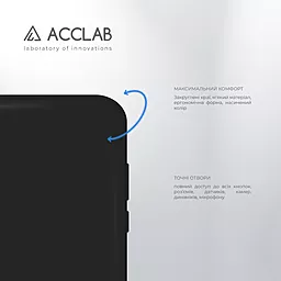 Чехол ACCLAB SoftShell для Xiaomi Redmi Note 11 Black - миниатюра 3