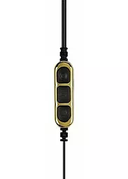 Навушники Scosche Noise Isolation Earbuds с пультом управления и микрофоном Gold - мініатюра 6