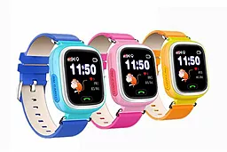 Смарт-часы Smart Baby Q100 (Q90) GPS-Tracking, Wifi Watch (Orange) - миниатюра 2