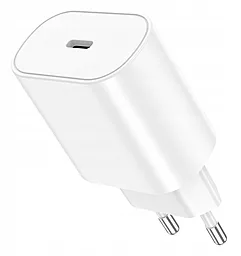 Сетевое зарядное устройство Jellico C35 25w PD USB-C home charger + USB-C to USB-C cable white - миниатюра 3