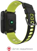 Смарт-часы SmartYou X1 Sport Black/Green (SWX1SBLG) - миниатюра 6