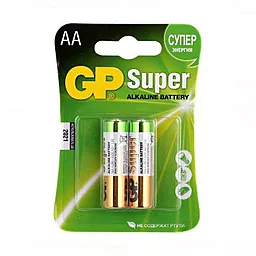 Батарейки GP AA / LR6 Super Alcaline (15A-2UE2) 2шт 1.5 V