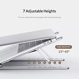 Подставка для ноутбука ORICO HS081676 метал, Silver - миниатюра 4