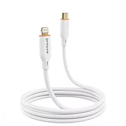 Кабель USB PD Proove Jelly Silicone 27W USB Type-C - Lightning Cable White (CCJS27002102) - миниатюра 2