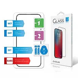 Защитное стекло ACCLAB Full Glue для Apple iPhone 14 Pro Черный (1283126541971) - миниатюра 7