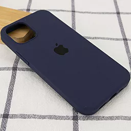 Чохол Silicone Case Full для Apple iPhone 14 Plus Midnight Blue - мініатюра 2