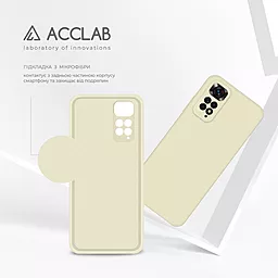 Чехол ACCLAB SoftShell для Xiaomi Redmi Note 11 White - миниатюра 5