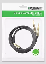 Аудио кабель Ugreen AV126 AUX mimi Jack 3.5mm - 2xRCA M/M cable 2 м black (10615) - миниатюра 4