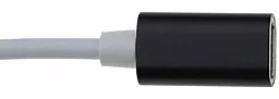 Аудио-переходник Puluz M-F USB Type-C -> micro USB -> 3.5mm Black/White SAS9963B - миниатюра 3