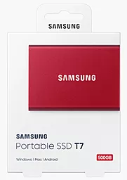 SSD Накопитель Samsung T7 500 GB (MU-PC500R/WW) - миниатюра 7