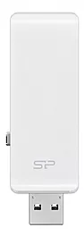 Флешка Silicon Power xDrive Z30 128GB (SP128GBLU3Z30V1W) White - миниатюра 2